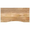 Dessus de bureau avec courbe 110x50x2,5 cm manguier massif brut