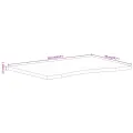 Dessus de bureau avec courbe 110x50x2,5 cm manguier massif brut