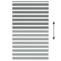 Store zèbre gris foncé largeur du tissu 135,9 cm polyester
