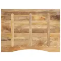 Dessus de bureau avec courbe 100x80x2,5 cm manguier massif brut
