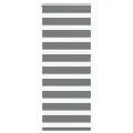 Store zèbre gris foncé largeur du tissu 50,9 cm polyester