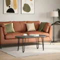 Pieds de table en forme d'épingle à cheveux 4 pcs noir 42 cm
