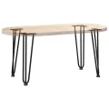 Pieds de table en forme d'épingle à cheveux 4 pcs noir 42 cm