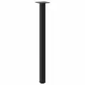 Pieds de table basse 4 pcs noir 72-74 cm acier