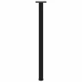 Pieds de table basse 4 pcs noir 72-74 cm acier