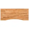 Dessus de bureau marron clair bois chêne massif rectangulaire