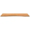 Dessus de bureau marron clair bois chêne massif rectangulaire