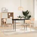 Dessus de table marron foncé 120x60x4cm bois chêne massif ovale