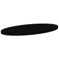 Dessus de table marron foncé 120x60x4cm bois chêne massif ovale