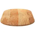 Dessus de table 120x60x2 cm bois de chêne massif ovale