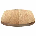 Dessus de table 120x60x4 cm bois de chêne massif ovale