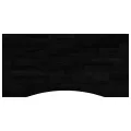 Dessus de bureau marron foncé bois chêne massif rectangulaire
