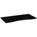 Dessus de bureau marron foncé bois chêne massif rectangulaire