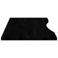 Dessus de bureau marron foncé bois chêne massif rectangulaire