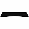 Dessus de bureau marron foncé bois chêne massif rectangulaire