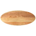 Dessus de table 140x60x4 cm bois de chêne massif ovale
