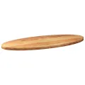 Dessus de table 140x60x4 cm bois de chêne massif ovale