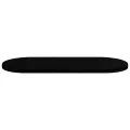 Dessus de table marron foncé 140x60x4cm bois chêne massif ovale