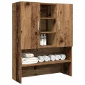 Meuble pour machine à laver vieux bois 70,5x25,5x90 cm