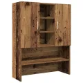 Meuble pour machine à laver vieux bois 70,5x25,5x90 cm