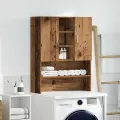 Meuble pour machine à laver vieux bois 70,5x25,5x90 cm
