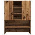 Meuble pour machine à laver vieux bois 70,5x25,5x90 cm