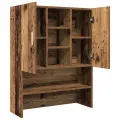 Meuble pour machine à laver vieux bois 70,5x25,5x90 cm