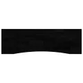 Dessus de bureau marron foncé bois chêne massif rectangulaire