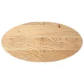 Dessus de table 100x50x2 cm bois de chêne massif ovale
