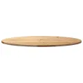 Dessus de table 100x50x2 cm bois de chêne massif ovale