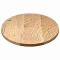 Dessus de table 100x50x2 cm bois de chêne massif ovale
