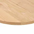 Dessus de table 100x50x2 cm bois de chêne massif ovale