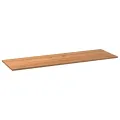 Dessus de table marron clair bois chêne massif rectangulaire