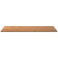 Dessus de table marron clair bois chêne massif rectangulaire
