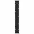Pieds de table basse noir 2 pcs 60x(30-31) cm acier