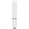 Pieds de table basse blanc 2 pcs 30x(30-31) cm acier