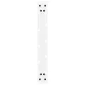Pieds de table basse blanc 2 pcs 60x(42-43) cm acier
