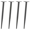 Pieds de table basse forme conique 4 pcs anthracite 72-73 cm