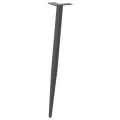 Pieds de table basse forme conique 4 pcs anthracite 72-73 cm