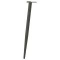 Pieds de table basse forme conique 4 pcs anthracite 72-73 cm