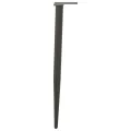 Pieds de table basse forme conique 4 pcs anthracite 72-73 cm