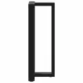 Pieds de table de bar forme de T 2 pcs noir 40x35x(100-101) cm