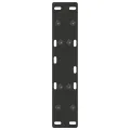 Pieds de table basse forme de A 2 pcs noir 50x(30-31) cm acier