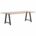 Pieds de table basse forme de A 2 pcs anthracite 70x(72-73) cm