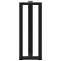 Pieds de table console forme de T 2 pcs noir 38x25x(72-73) cm