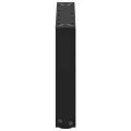 Pieds de table basse forme de U 2 pcs noir 50x(30-31) cm acier