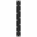 Pieds de table basse forme de U 2 pcs noir 50x(30-31) cm acier