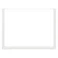 Pieds de table à manger forme de U 2 pcs blanc 100x(72-73) cm