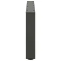Pieds de table basse anthracite 2 pcs 70x(30-31) cm acier
