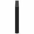 Pieds de table basse forme de U 2 pcs noir 60x(42-43) cm acier